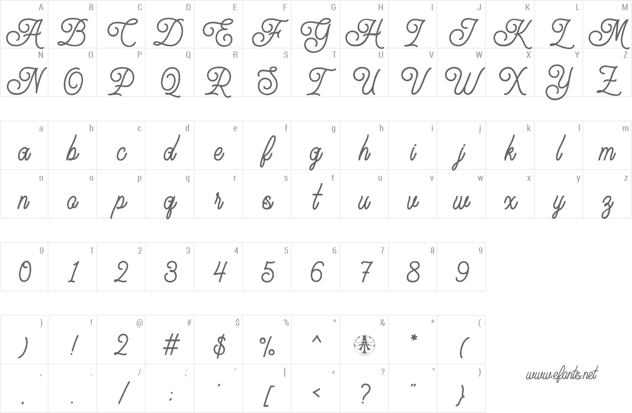 Font Finezia preview